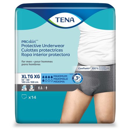 TENA Disposable Underwear Male X-Large, Maximum, PK 14 73540